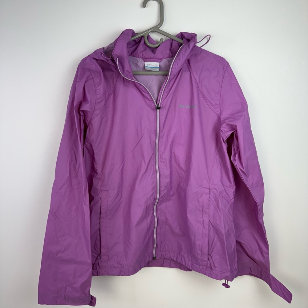 Women's Purple Light Zip Up Jacket‎